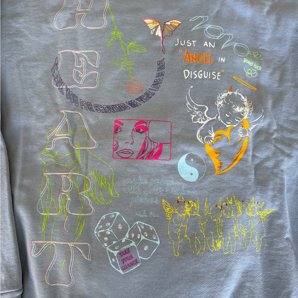Boys Lie Light Gray Sweatshirt - Picture 2 of 5